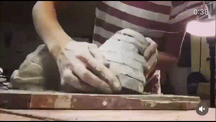 A look at the horn-sculpting process by Dzhuliia Melnik.