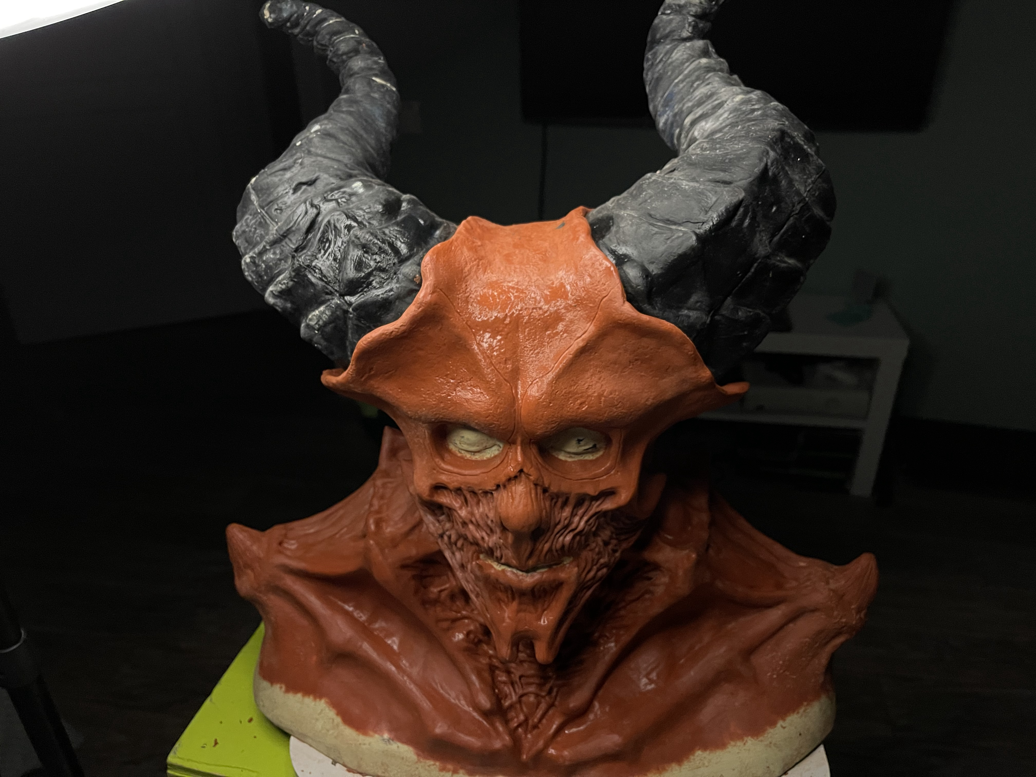 The same Demon Astaroth sculpture from the above view.