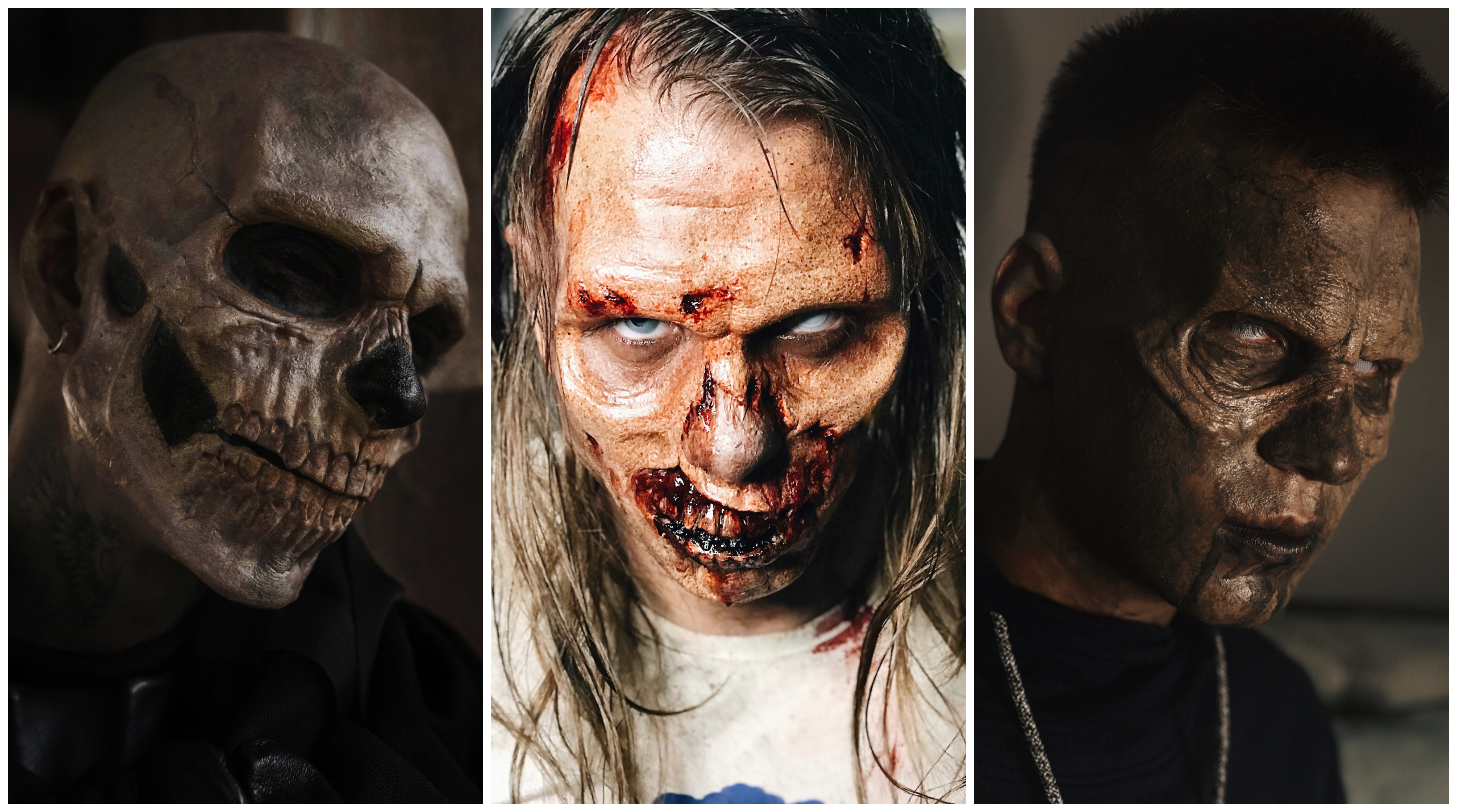 A few different zombie characters Dzhuliia Melnik worked on throughout the years.