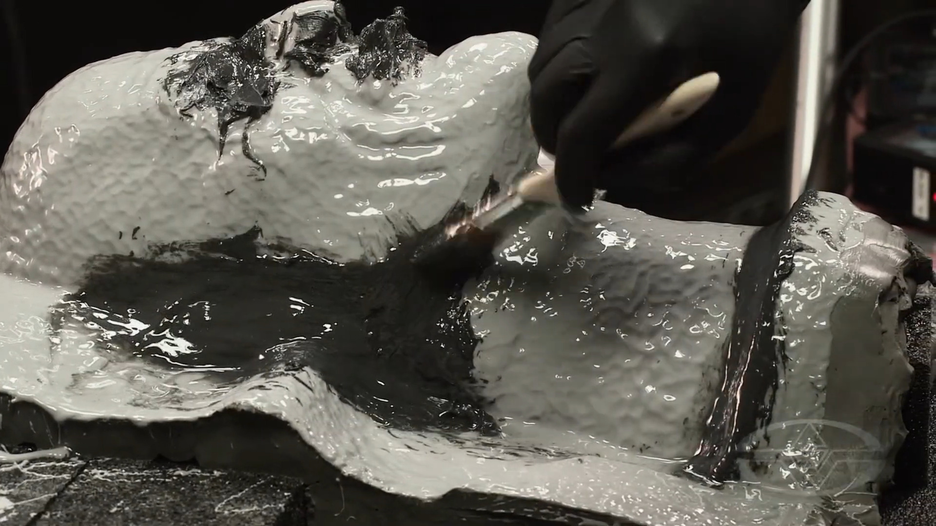 brushing access resin