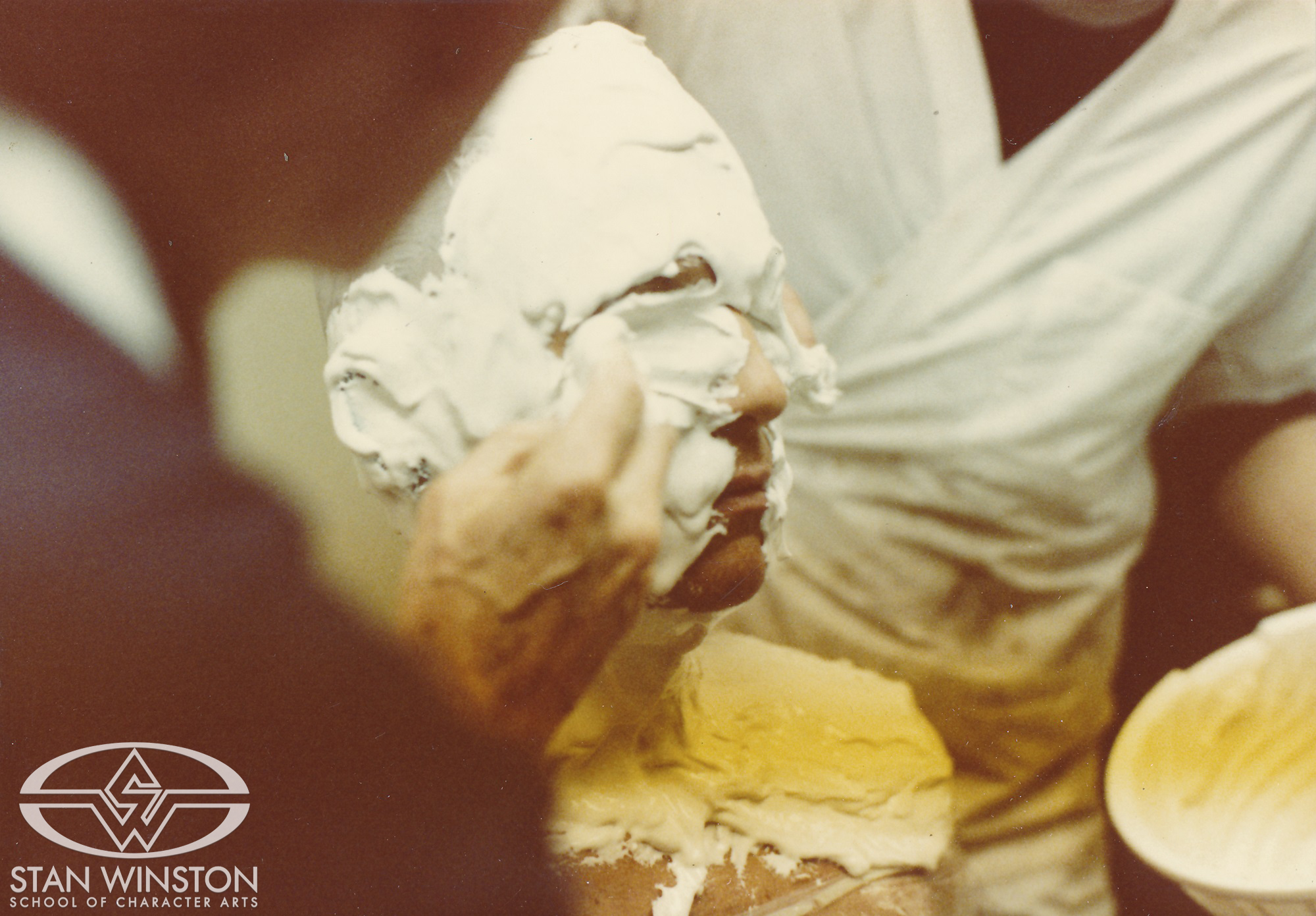 A close-up image of the open-eye casting process.