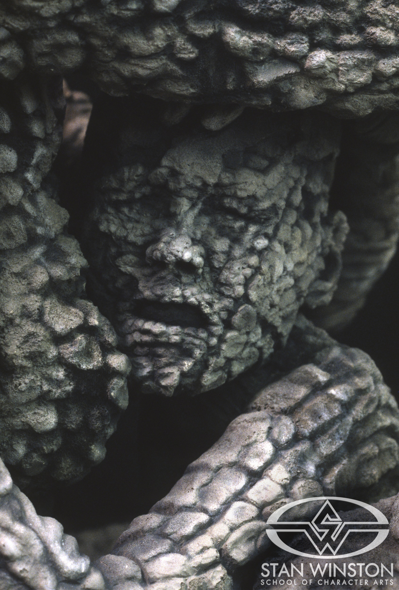 Close-up of&nbsp;Claudia's form in the sculpture.