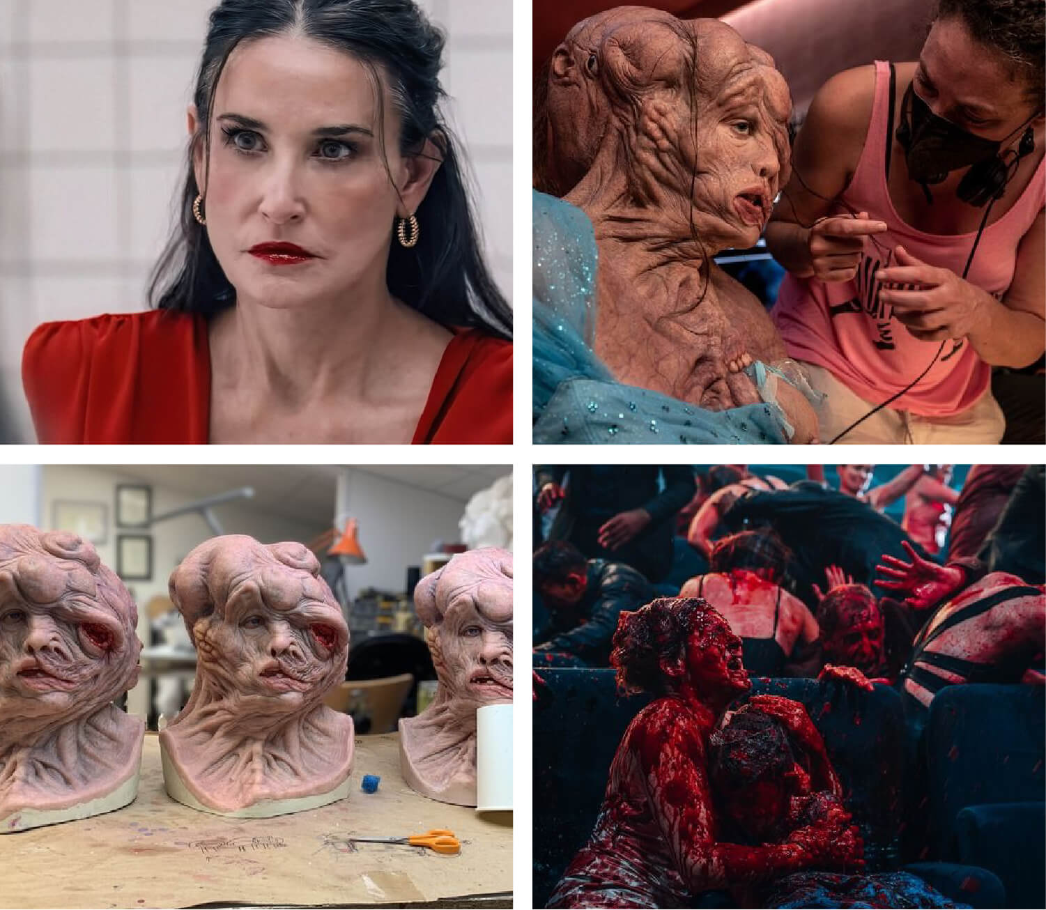 The Substance. Images via MUBI