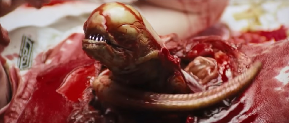 The original chestburster from&nbsp;Alien. Image courtesy 20th Century Studios.