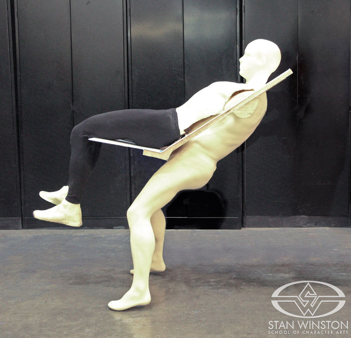 The classic slant board trick, which was used in Iron Man for the Arc Reactor switching scene.