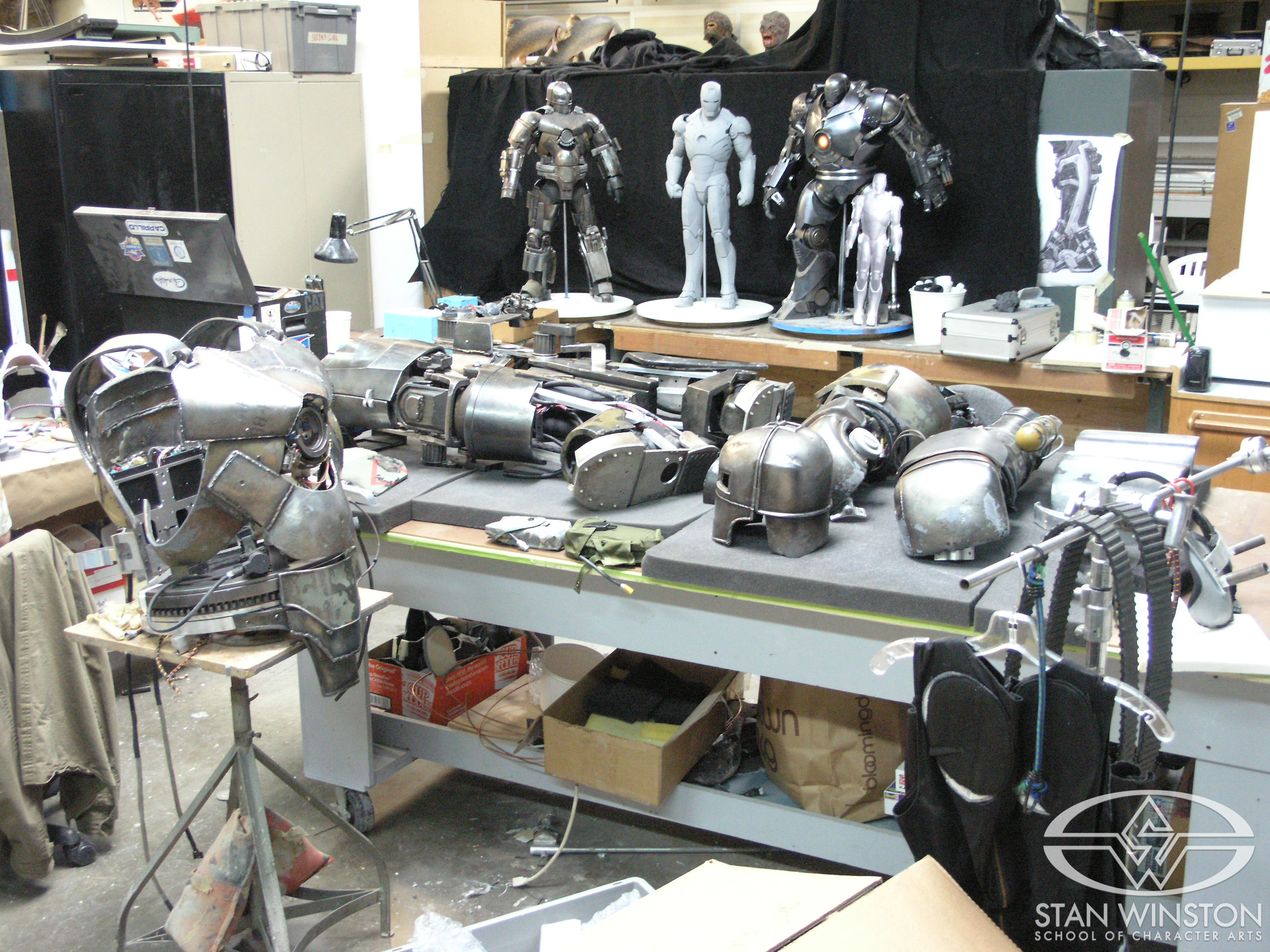 The Mark I&nbsp;"cave escape" suit is ready to be assembled.