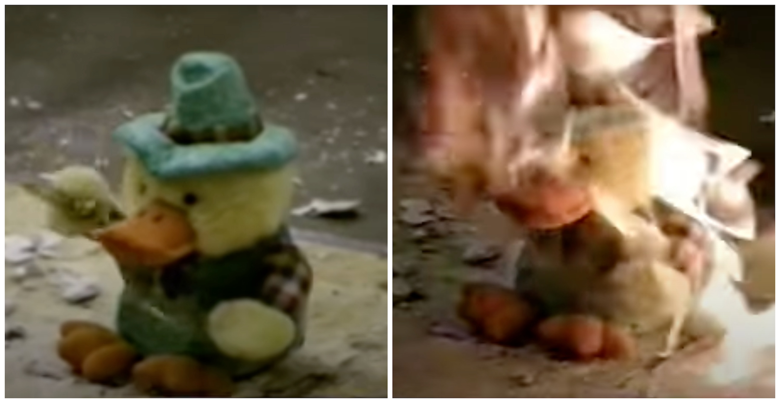 Zog smashes Western Duck Toy at Stan Winston Studio