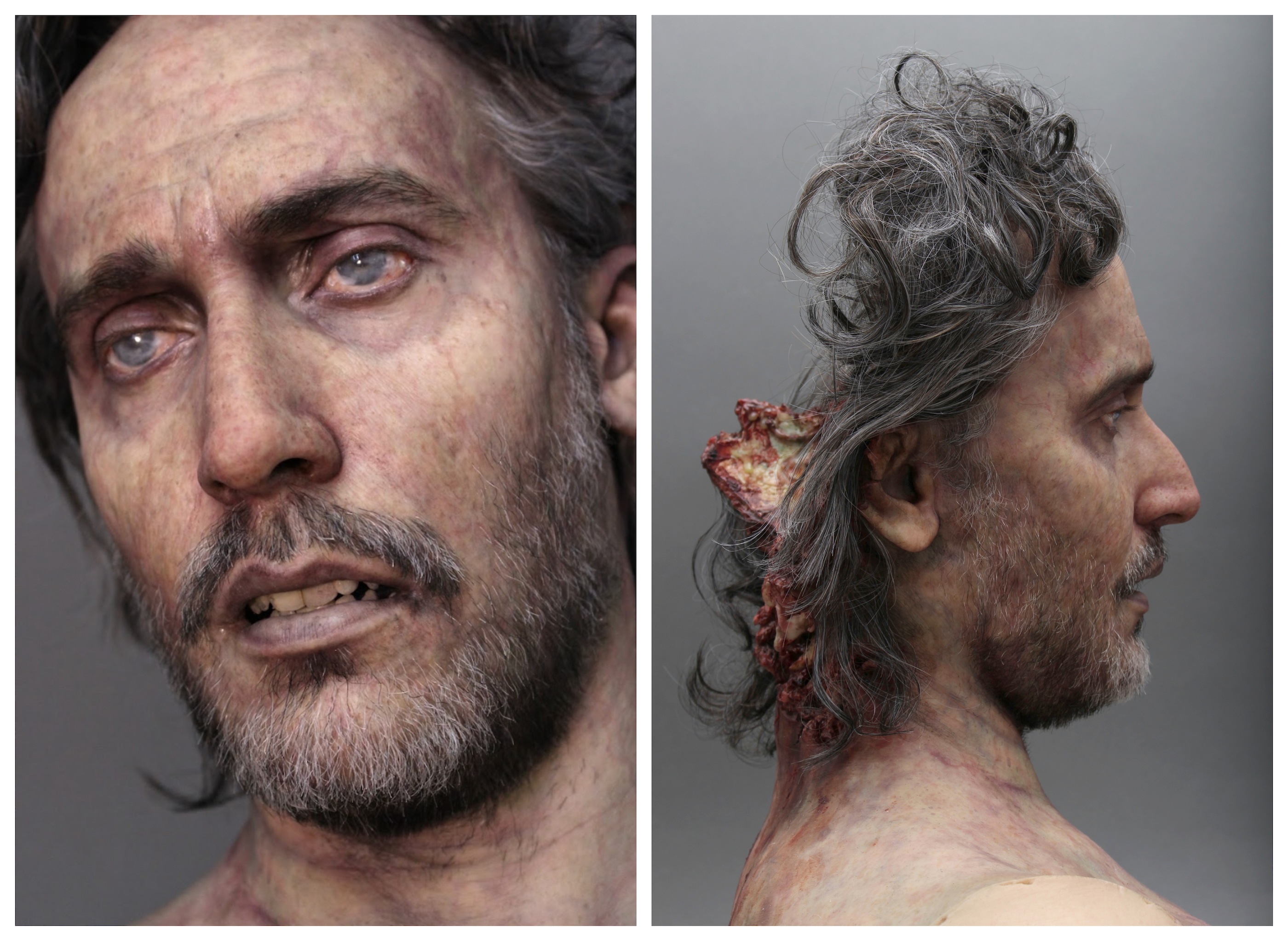 Fede Álvarez's 'dead scientist' dummy head.&nbsp;Image courtesy Filmefex.
