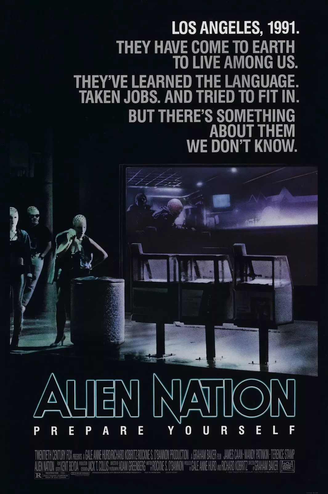 An original poster of Alien Nation (1988). Image courtesy of&nbsp;20th Century Fox.