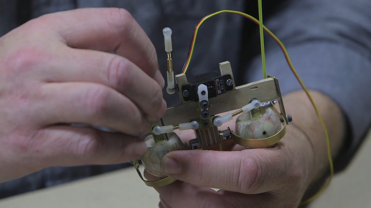 Caton-Largent tightens the dura-collars.