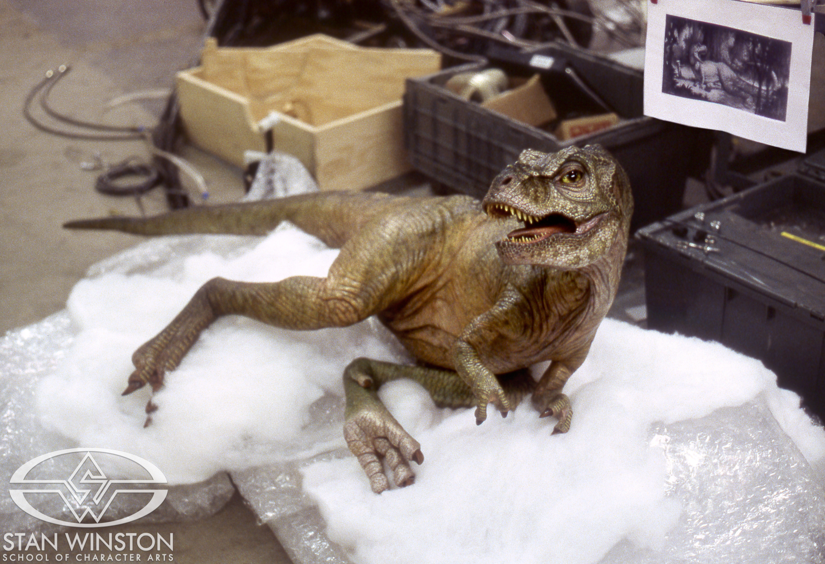 The final baby T-rex, one of&nbsp;the featured characters in The&nbsp;Lost World: Jurassic Park (1997).