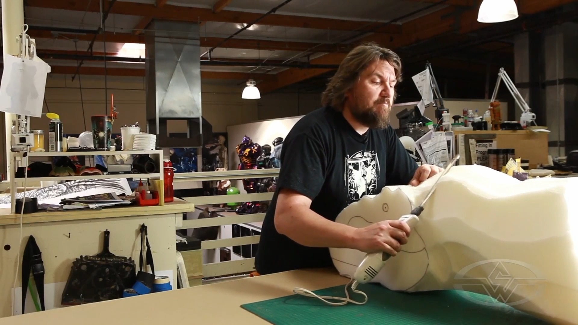 How to Make a Dinosaur: Sculpting Foam