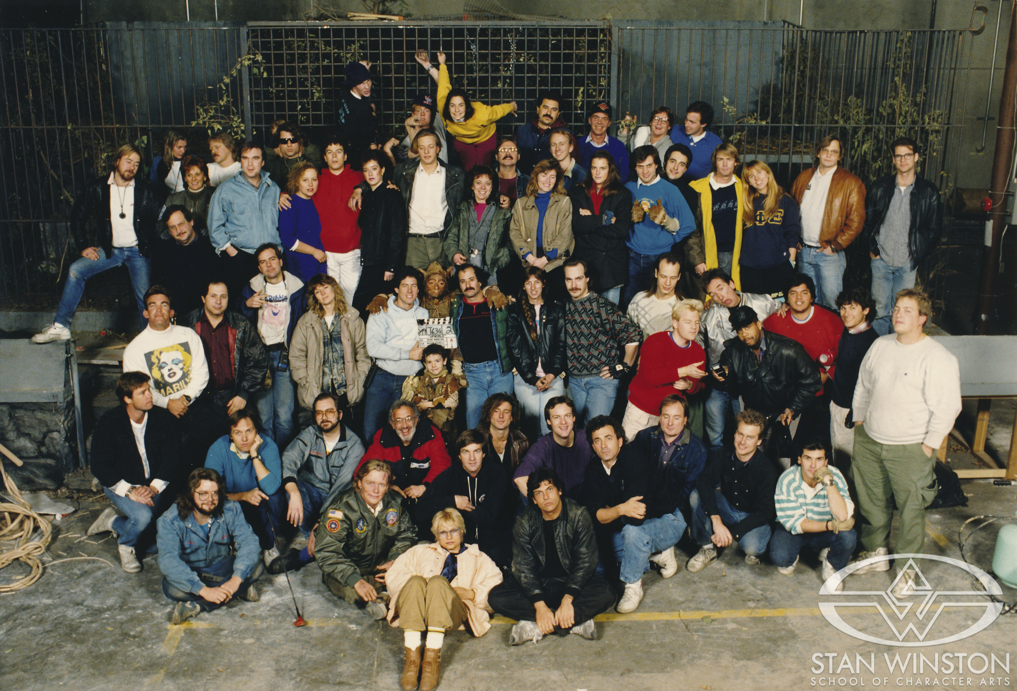 The crew of&nbsp;A Gnome Named Gnorm&nbsp;on set.