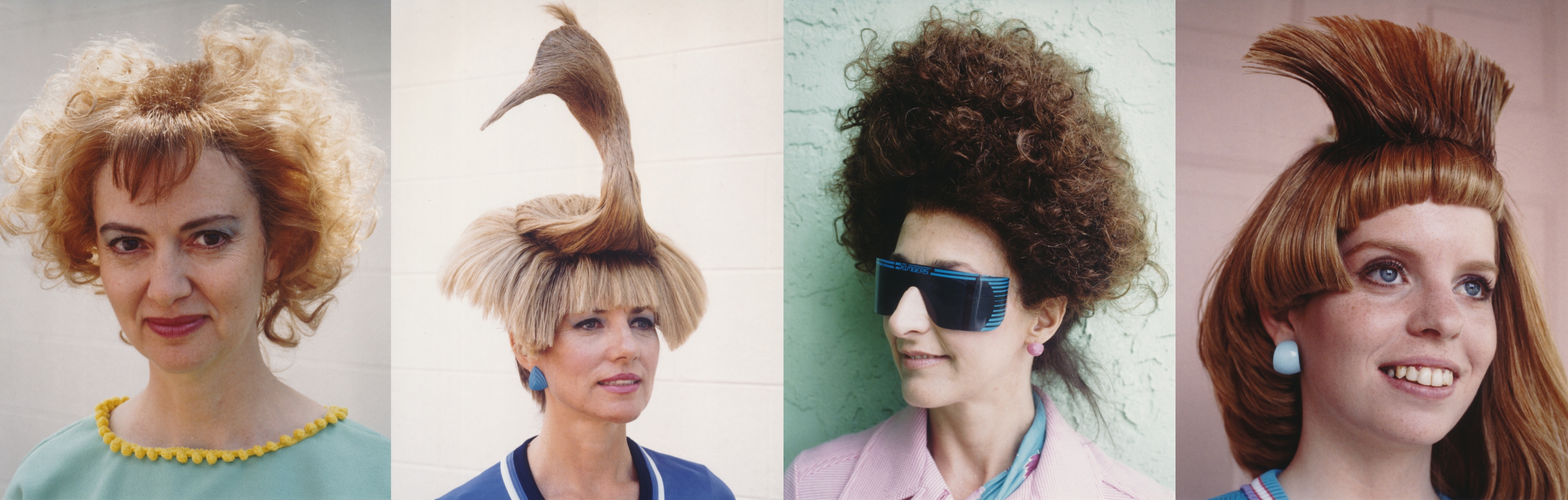 Various hairstyles&nbsp;used in Edward Scissorhands. Photos by&nbsp;Zade Rosenthal.&nbsp;Images courtesy of&nbsp;Twentieth Century Fox and Tim Burton Productions.