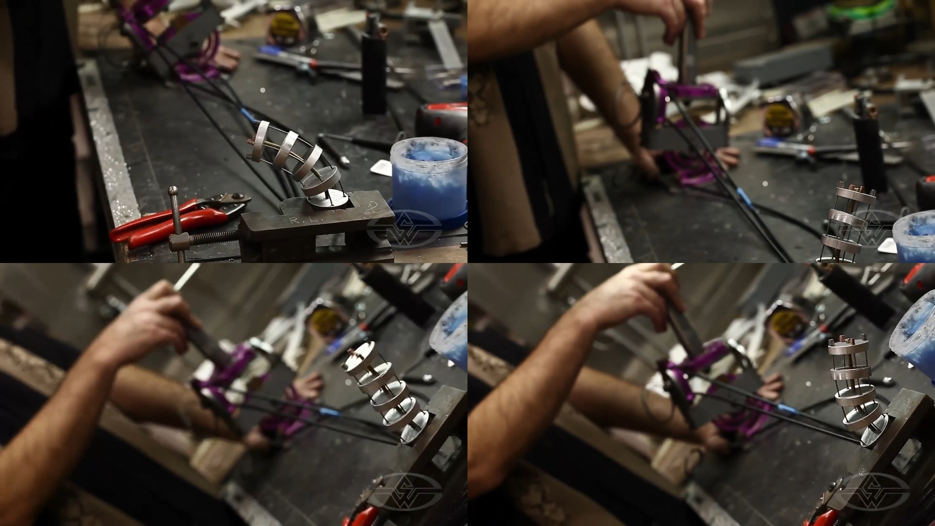 The tentacle mechanism&nbsp;in action, moving in all directions.