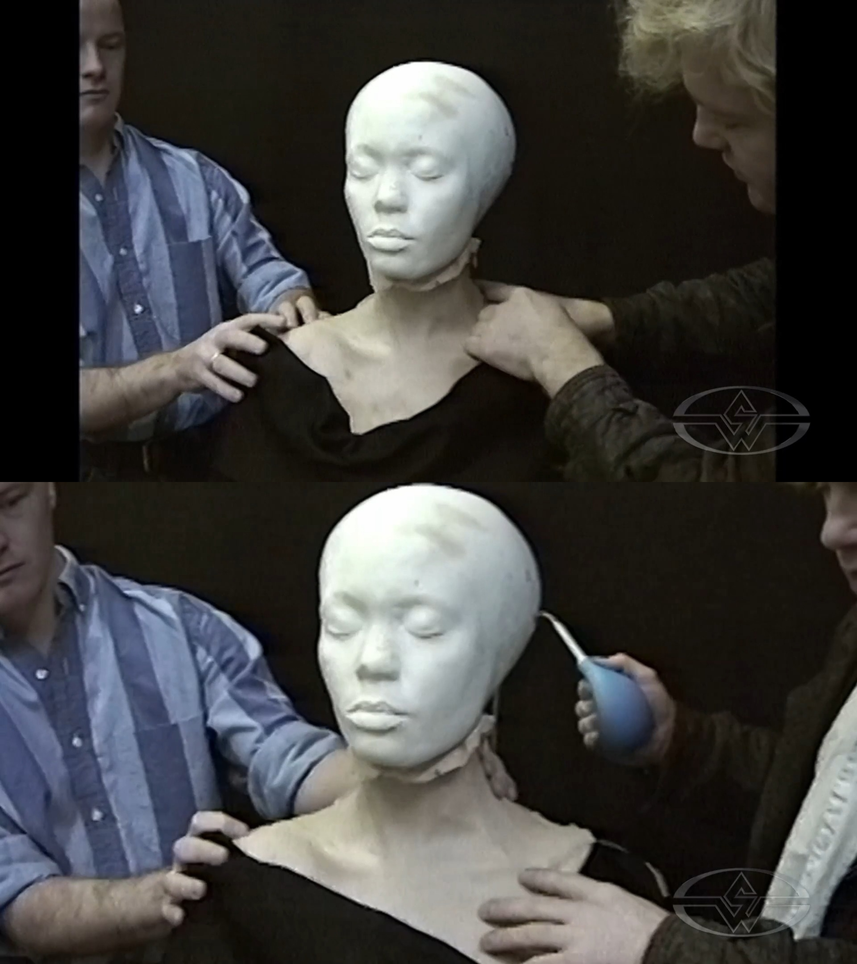 Shane Mahan and Lindsay MacGowan present the pulsating neck effect.
