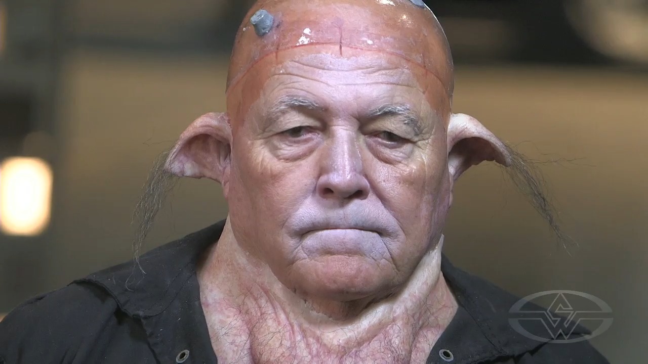 Charlie Trent's mythical creature ears are perfectly attached!