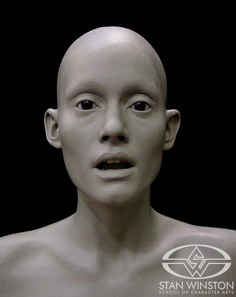 'Beautiful Madison' bust of Amber Valletta based on Stan Winston Studio's 3D scan.
