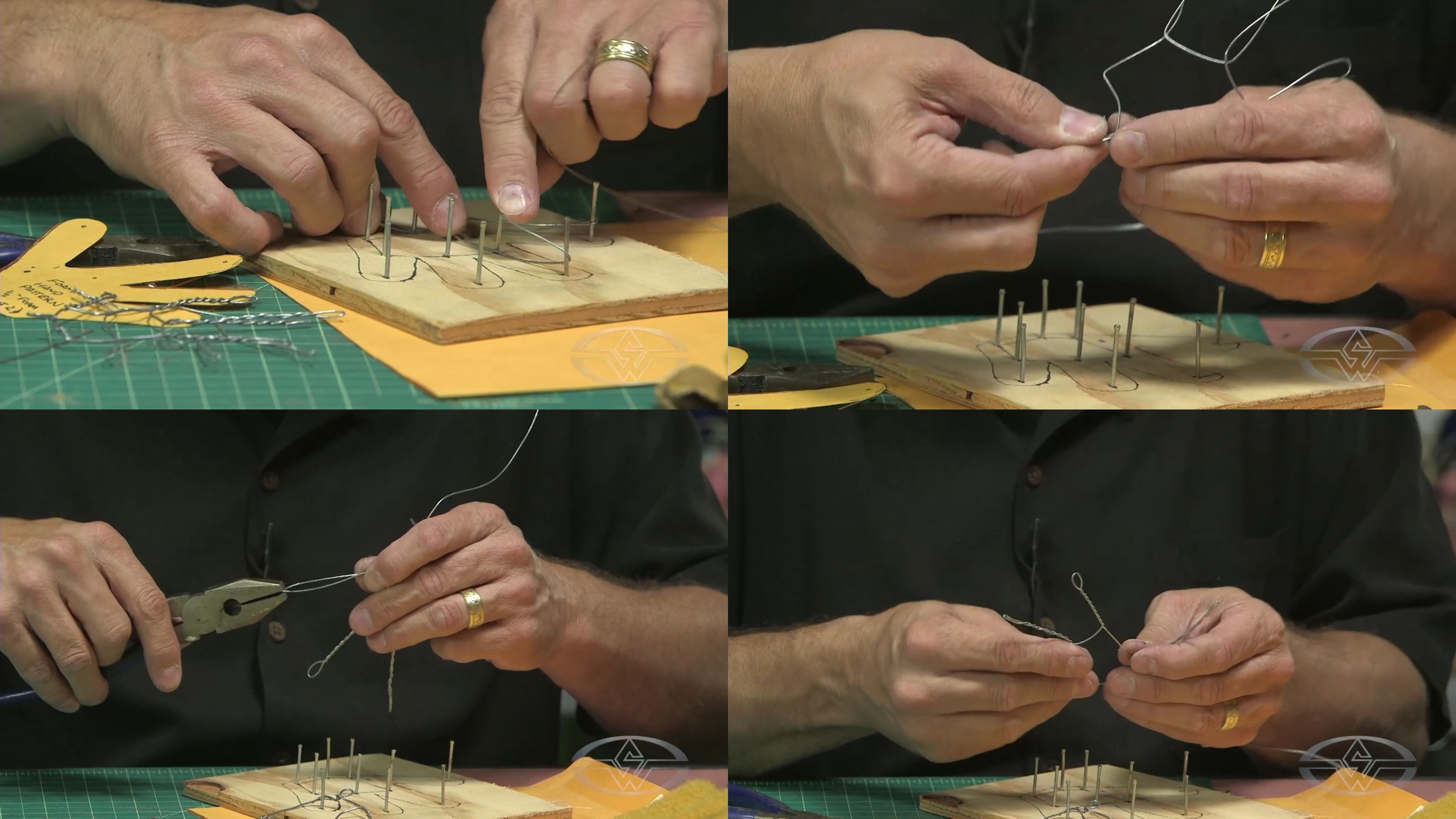 BJ Guyer builds a second hand armature&nbsp;on his jig in a jiffy.