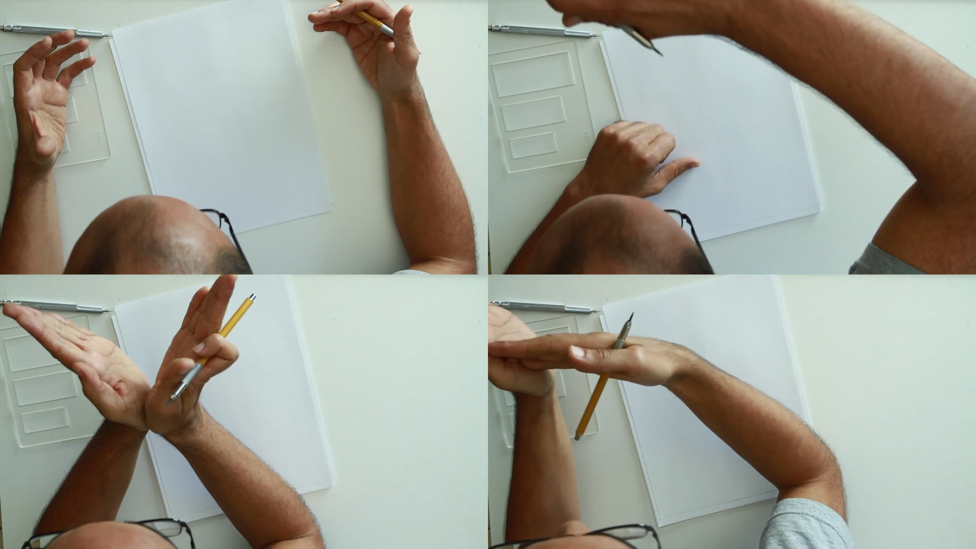 Drew García-Price demonstrates how every drawing is informed by perspective and placement of the horizon.