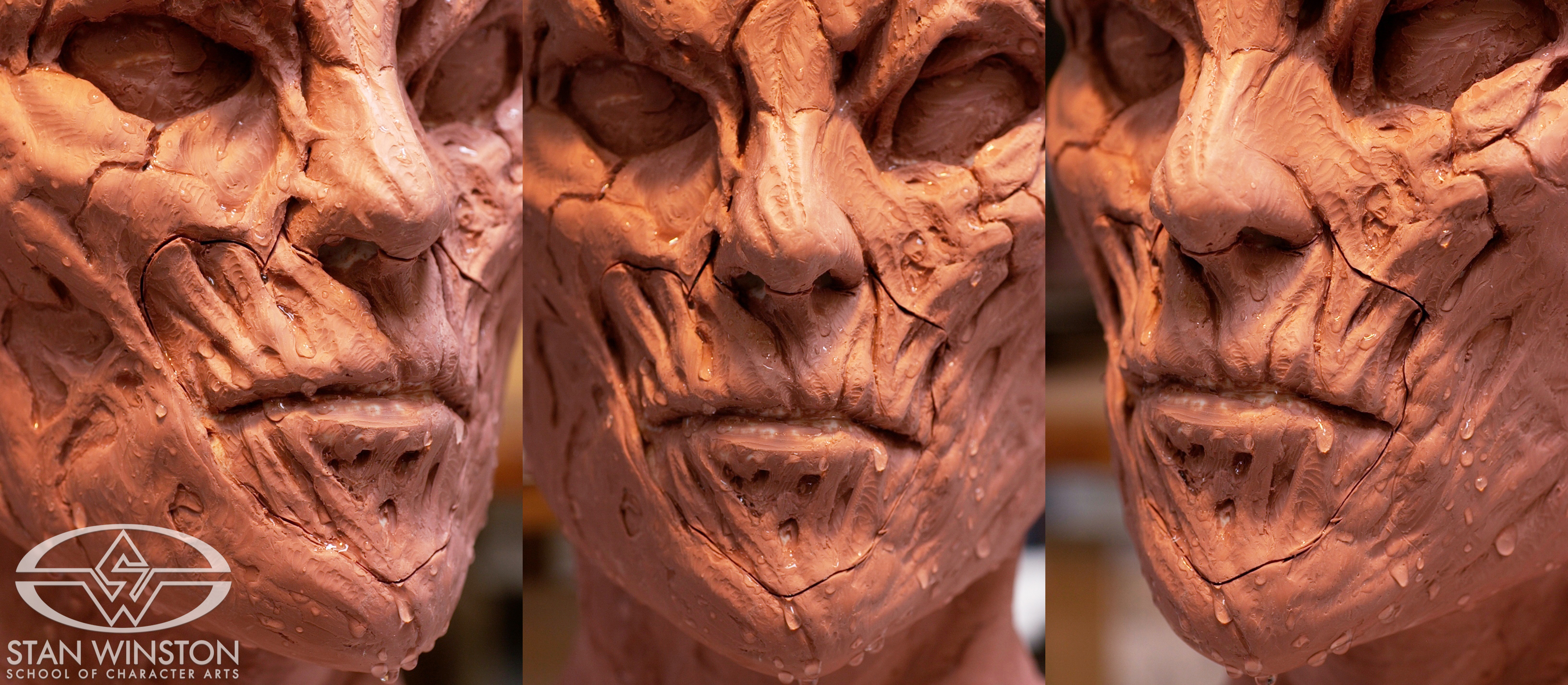 Details: Medea's head sculpt for The Deaths of Ian Stone.