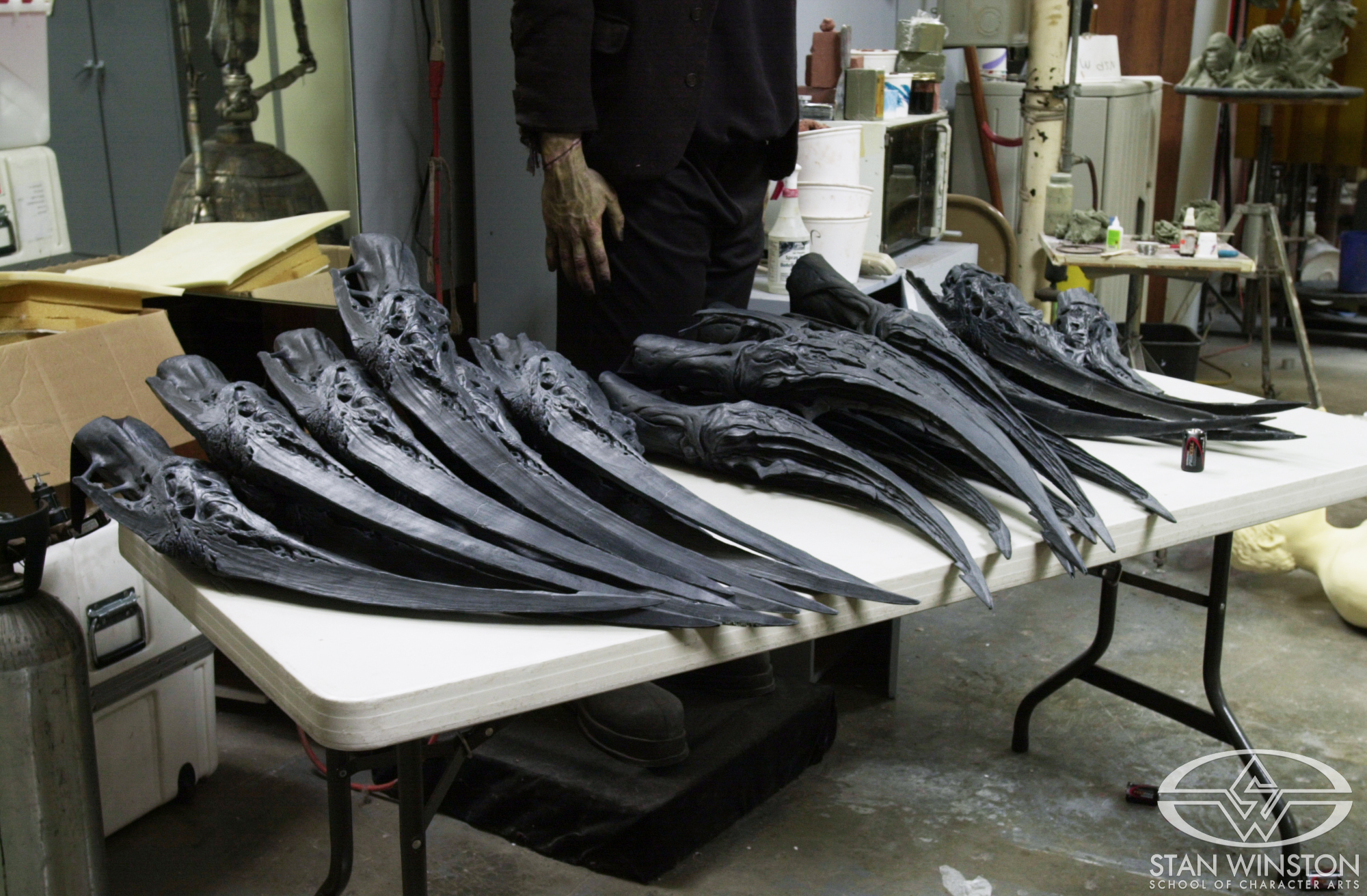 The ready-to-use Harvester blade arms for The Deaths of Ian Stone.