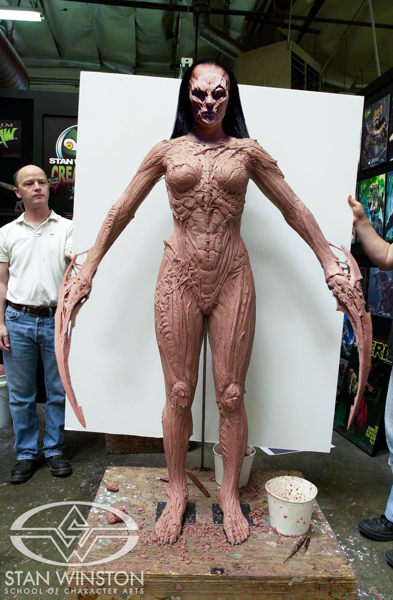 Lindsay MacGowan&nbsp; regards Medea's life-size sculpture as a work-in-progress for The Deaths of Ian Stone.