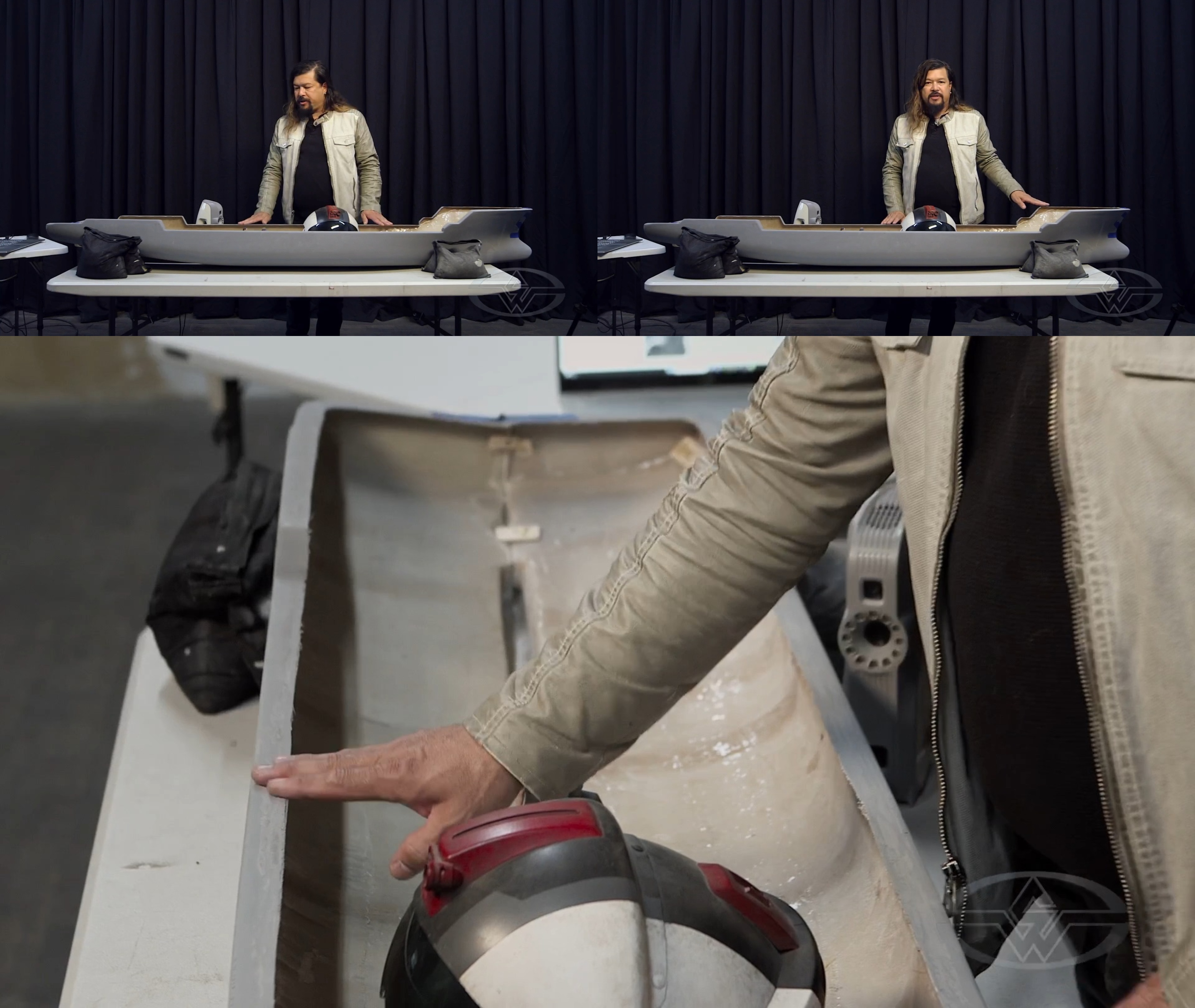 Fon Davis notes that asymmetries and inaccuracies can still occur when casting large objects.
