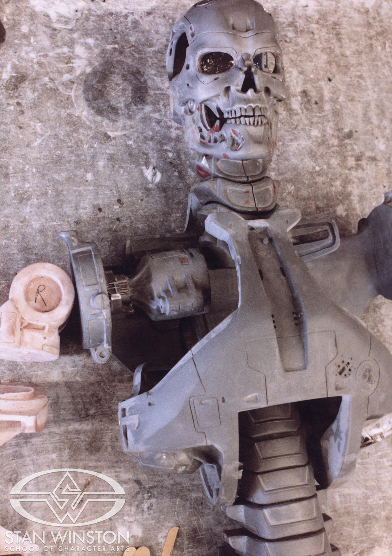 Epoxy Terminator castings assembled for a test fitting.